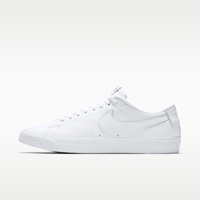NBA x Nike Blazer Low SB "White" — White/White-Rush Blue (AR1576-114)