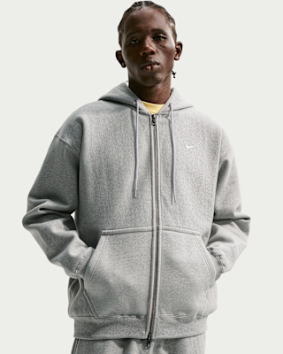 Мужское худи Nike Solo Swoosh Full-Zip Fleece Hoodie