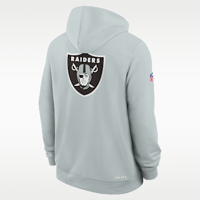 Las Vegas Raiders Utility Player Sideline Men's Nike Dri-FIT NFL Full-Zip Hoodie