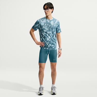 Nike Fast Men's Dri-FIT Brief-Lined Running 1/2-Length Tights