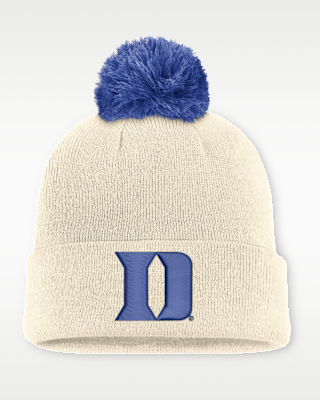 Женские Duke Campus Prep Script Nike College Cuffed Pom Beanie