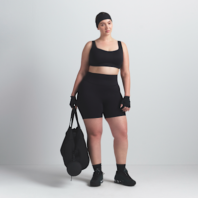 NikeSKIMS Matte magas derekú, 13 cm-es női kerékpáros rövidnadrág