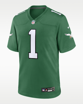 Мужские джерси Jalen Hurts Philadelphia Eagles Nike NFL Game Football Jersey для футбола