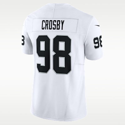 Jersey de fútbol americano Nike Dri-FIT de la NFL Limited para hombre Maxx Crosby Las Vegas Raiders
