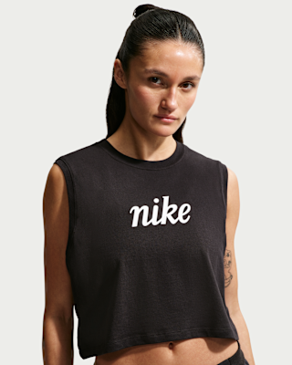 Женские  Nike Sportswear Club Loose Cropped Tank Top