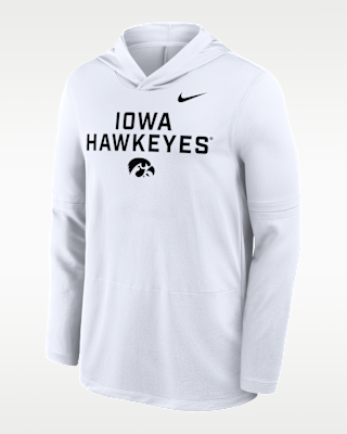 Мужские  Iowa Sideline Nike Dri-FIT College Long-Sleeve Hooded Top
