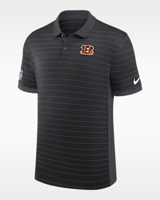 Мужские  Cincinnati Bengals Sideline Victory Stripe Nike Dri-FIT NFL Polo