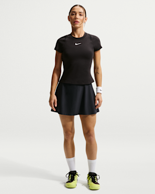 Женская юбка Nike Victory Dri-FIT Short Flouncy Tennis Skirt для тенниса