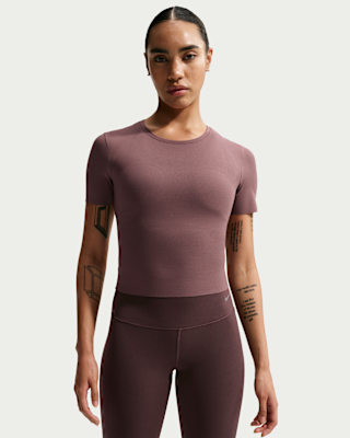 Женские шорты Nike Zenvy Dri-FIT Short-Sleeve Top