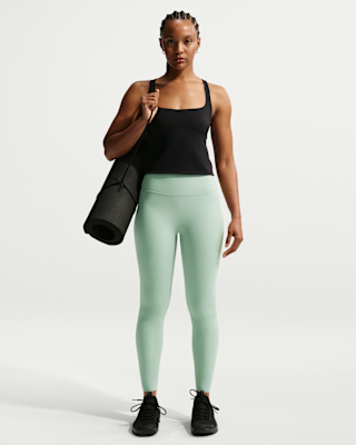 Женские тайтсы Nike Zenvy High-Waisted 7/8 Leggings with No Front Seam