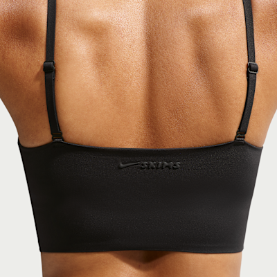 NikeSKIMS Matte Cami Uzun Kadın Sütyeni görsel 6