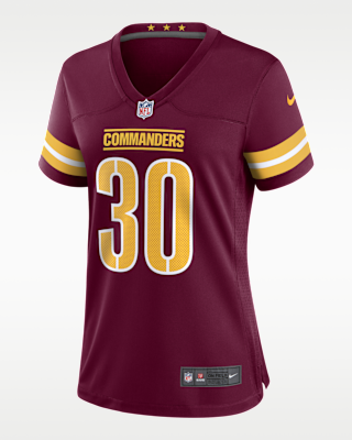 Женские джерси Austin Ekeler Washington Commanders Nike NFL Game Football Jersey для футбола