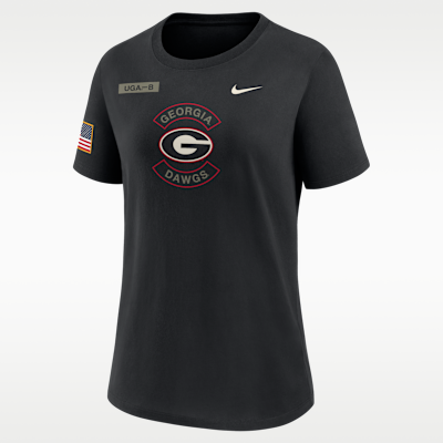 Georgia Military Appreciation Women's Nike Dri-FIT College T-Shirt