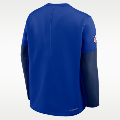 Buffalo Bills Scripted To Win Sideline Coach Men's Nike Therma-FIT NFL Long-Sleeve T-Shirt