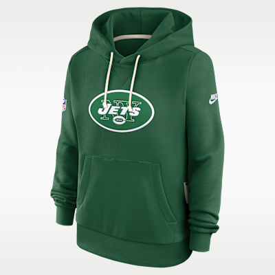 New York Jets Alt Pack Women's Nike Dri-FIT NFL Pullover Hoodie