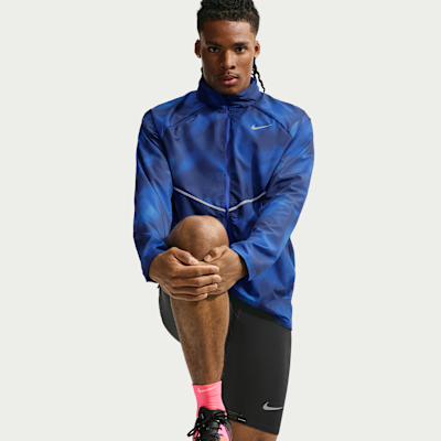 Nike Miler Repel UV Korumalı Erkek Koşu Ceketi görsel 3