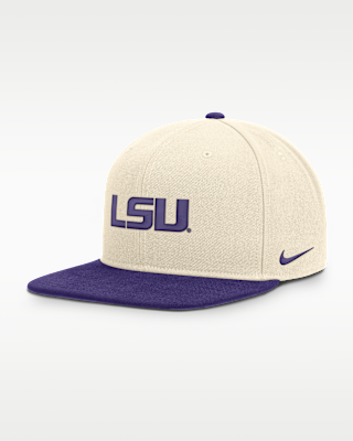 Мужские LSU Campus Prep Nike Dri-FIT College Adjustable Hat