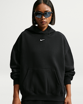 Женское худи Nike Studio Fleece Medium Weight Oversized Pullover Hoodie