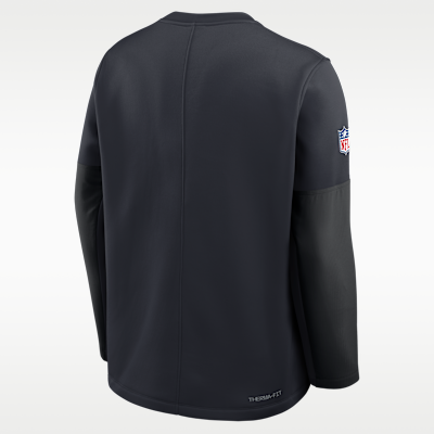 Houston Texans Scripted To Win Sideline Coach Men's Nike Therma-FIT NFL Long-Sleeve T-Shirt