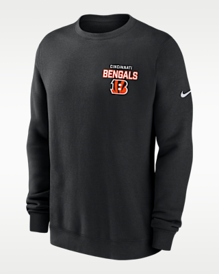 Мужские  Cincinnati Bengals Draw Block Club Nike NFL Pullover Crew