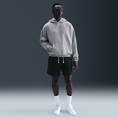 Nike Standard Issue Therma-FIT bolyhosított, kosaras, belebújós, kapucnis férfipulóver