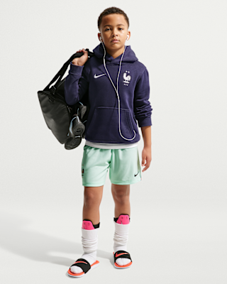 Детские шорты FFF 2026 Stadium Away Big Kids' Nike Soccer Dri-FIT Replica Shorts