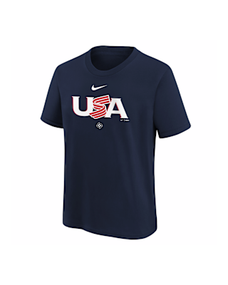 Детская футболка USA Baseball 2026 World Baseball Classic Country Youth Nike