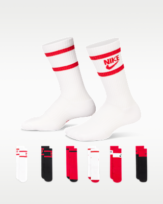 Детские носки Nike Everyday Kids' Cushioned Crew Socks (6 Pairs)