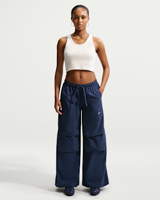 Женские  Nike Sportswear Loose Mid-Rise Structured Pants