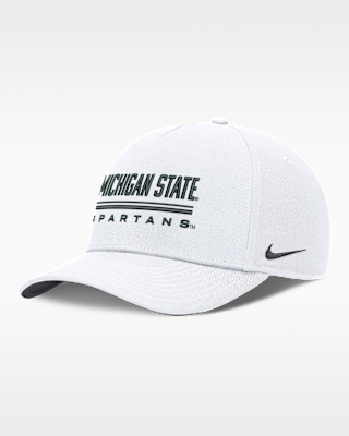 Мужские  Michigan State Sideline Practice Rise Nike Dri-FIT College Adjustable Hat