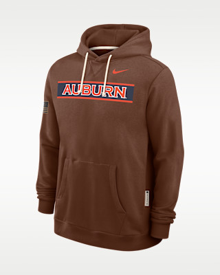 Мужское худи Auburn 2026 Military Appreciation Standard Issue Nike Dri-FIT College Pullover Hoodie