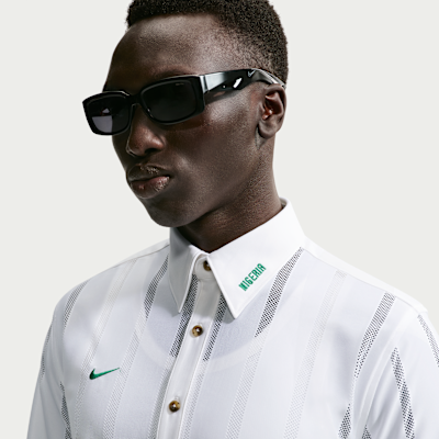 Nike Nijerya Energy Nike Erkek Önden Düğmeli Futbol Üstü görsel 3