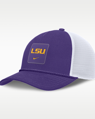Женские LSU Sideline Gameday Rope Nike College Trucker Adjustable Hat