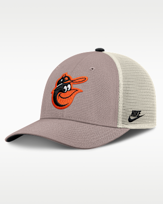 Мужские Baltimore Orioles Cooperstown Rise Nike MLB Adjustable Trucker Hat