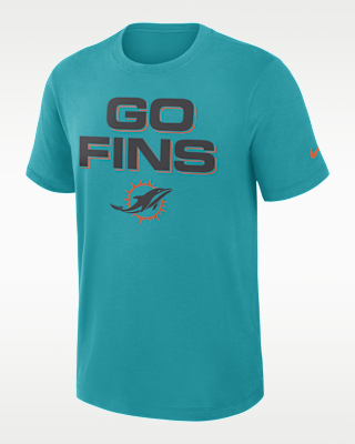 Мужская футболка Miami Dolphins Rivalries Collection Slub Nike Dri-FIT NFL