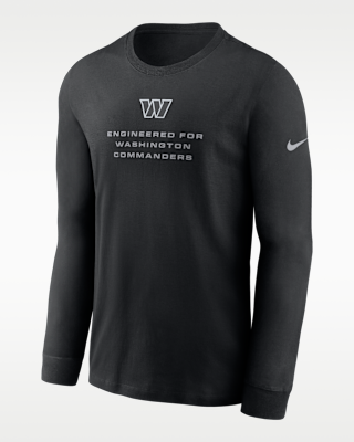 Мужская футболка Washington Commanders Team Issue Nike Dri-FIT NFL Long-Sleeve