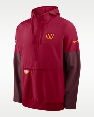 Мужская куртка Washington Commanders Well Rounded Anorak Nike NFL 1/2-Zip Hooded