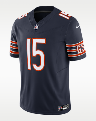 Мужские джерси Rome Odunze Chicago Bears Nike Dri-FIT NFL Limited Jersey