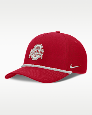 Женские Ohio State Sideline Rope Rise Nike College Adjustable Hat