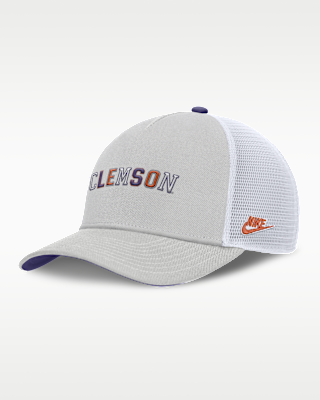 Женские  Clemson Legacy Basketball Rise Nike College Trucker Adjustable Hat для баскетбола