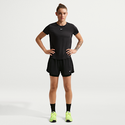 Женские шорты Nike One Women's Dri-FIT High-Waisted 3" 2-in-1 Shorts