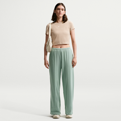 Nike Sportswear Chill Knit Crop Tarzı Kadın Tişörtü görsel 4