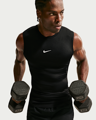 Мужские тайтсы Nike Pro Dri-FIT Tight Sleeveless Fitness Top для тренировок
