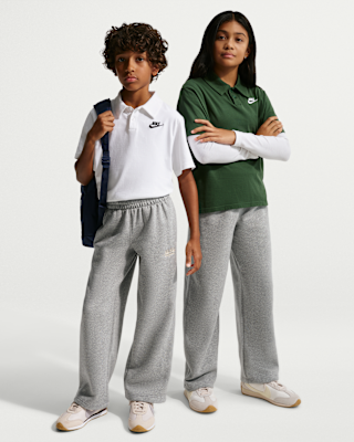Детские Nike Sportswear Club Fleece Big Kids' Open-Hem Pants