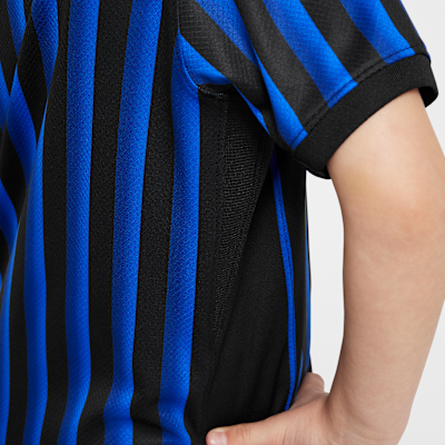 Inter Milan 2025/26 Stadium Home Younger Kids' Nike Football Replica 3-Piece Kit