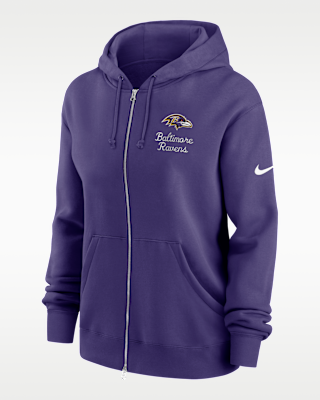 Женское худи Baltimore Ravens Phoenix Rewind Nike NFL Full-Zip Hoodie
