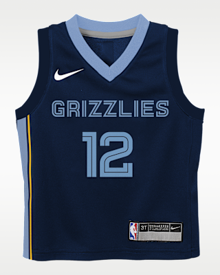 Детские джерси Ja Morant Memphis Grizzlies Icon Edition Toddler (2T) Nike NBA Swingman Jersey