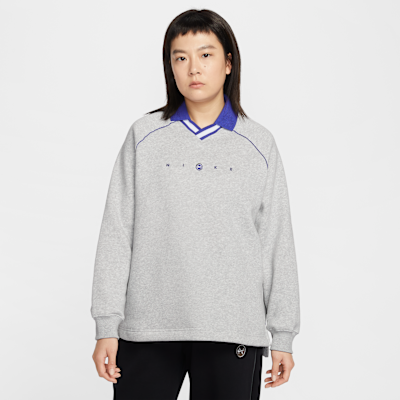 Nike Sportswear Phoenix Fleece Women's Oversized Graphic Polo Top