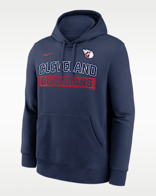 Мужское худи Cleveland Guardians Club Nike MLB Pullover Hoodie