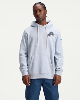 Мужское худи Detroit Lions Rivalries Collection Sideline Nike Dri-FIT NFL Pullover Hoodie